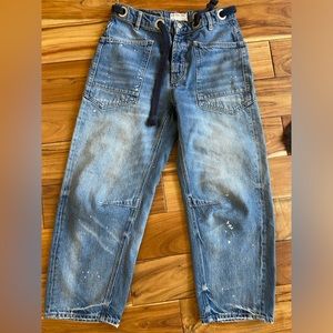 Free People Moxie Barrel Jean 26